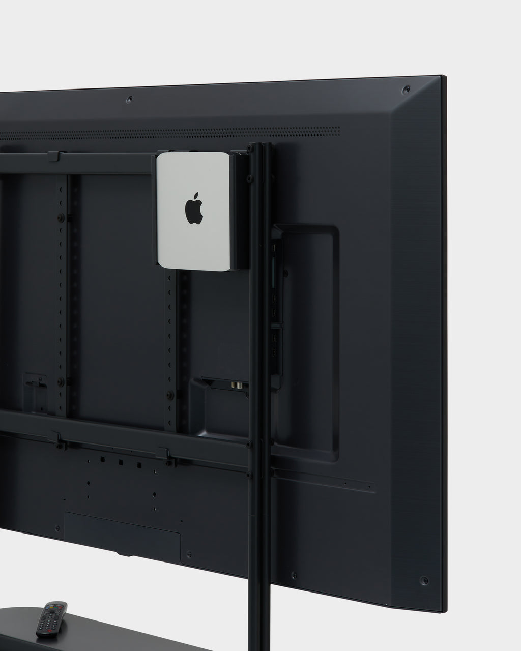 Pedestal Mac Mini Mount Mounts 001 Charcoal